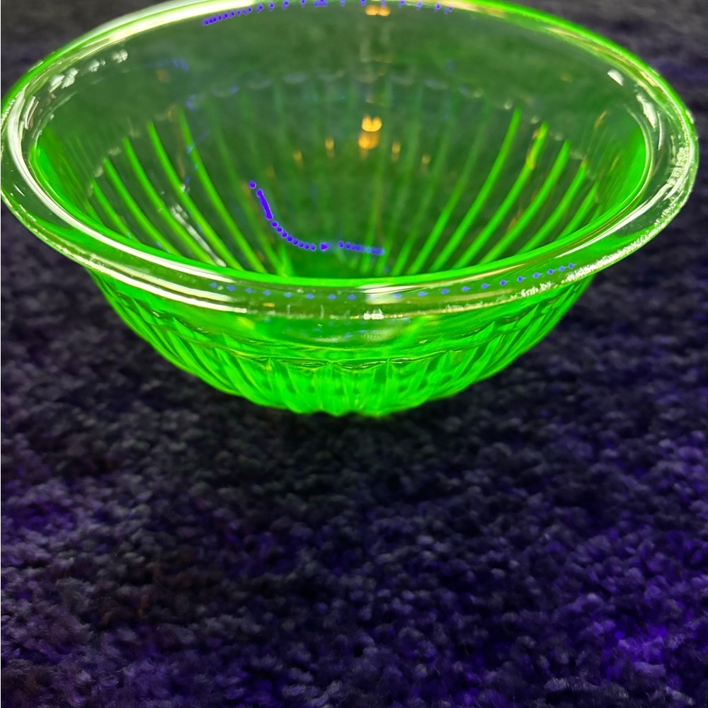 Uranium Glass Bowl